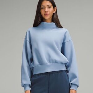 Lululemon full flourish blue willow pullover top 6